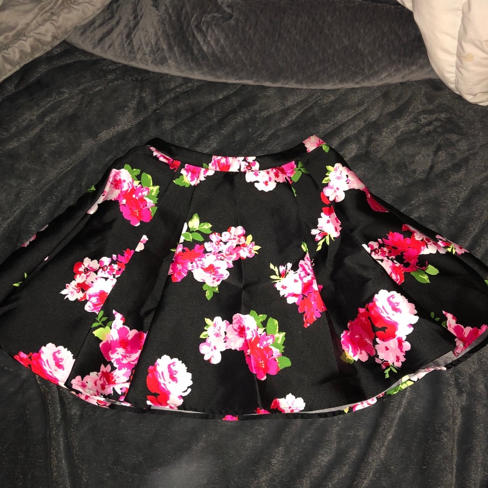 Floral Mini Skirt